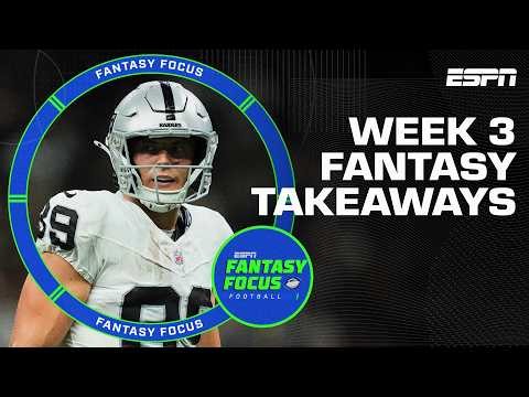 Full Week 3 Fantasy Football Recap | Fantasy Focus