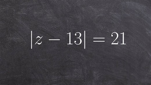 Solving a two step absolute value equation