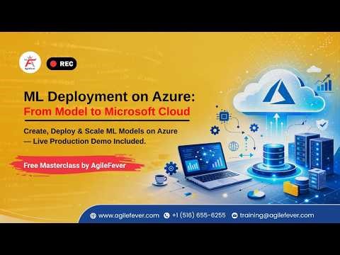 ML Deployment on Azure Explained (From Model to API Step-by-Step)