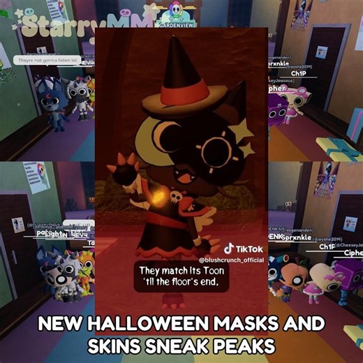 NEW HALLOWEEN SKINS AND MASKS SNEAK PEAK IN DANDY’S WORLD #dandysworld #roblox #robloxdandysworld