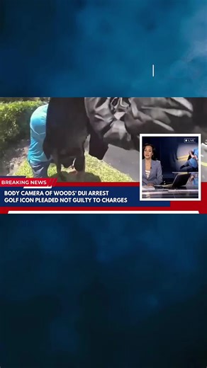 BODYCAM: Tiger Woods Gets Cuffed for DUI Bodycam from Tiger Woods' DUI arrest continues to be released by the Martin County Sheriff's Office in Florida. In one clip, the golfer can be seen performing a field sobriety test where he later is placed in handcuffs. Pills were reportedly found on Woods. He has pleaded not guilty to DUI charges. #fyp #tigerwoods #bodycam #dui #trendingvideo