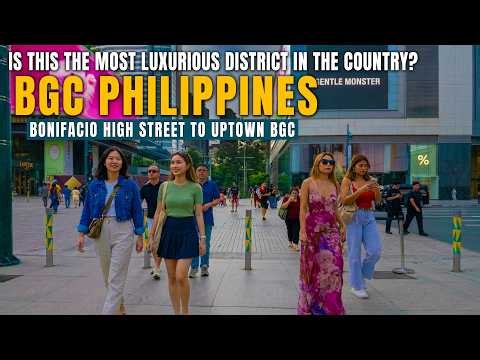 BGC Philippines 🇵🇭 - Is This the Most Luxurious District in the Country? [4K HDR]