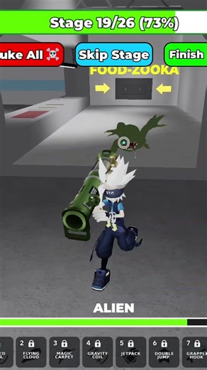 PRETZY VS ALIEN 999IQ 🔥ALIEN PRISN RUN #roblox #shorts