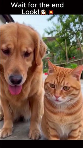 Cat Pranked The Dog So Hard! (Wait For It) 🧨🙀#funny #dog #reels