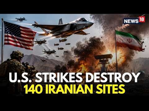 LIVE: US Bombs '140 Military Targets' in Iran | Massive Explosions in Bandar Abbas, Qeshm Island
