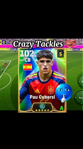 102 POTD Cubarsí is BROKEN! 😳 Crazy Tackles & Defensive Masterclass! #efootball2026 #fyp #shorts