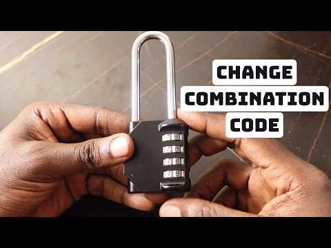 How to Change the Combination Code on a Disecu Lock