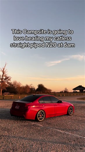 Straight Piped N20 Sound at Camping Site