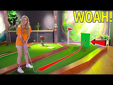This Indoor Mini Golf Course Really Surprised Us!
