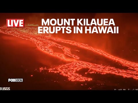 LIVE: VOLCANO ERUPTS IN HAWAII