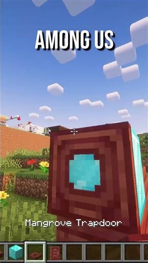 Among Us Build in Minecraft 👨‍🚀 #shorts