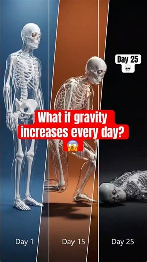 25 Days of Increasing Gravity - Watch the Human Body Collapse