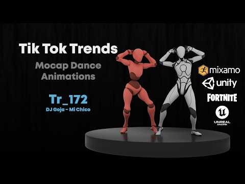Mocap Dance Animation | Tr_172 | DJ Goja - Mi Chico