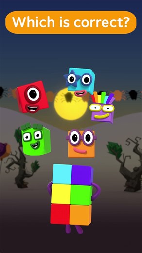 Which Numberblocks character is it? #shorts #kids #halloween