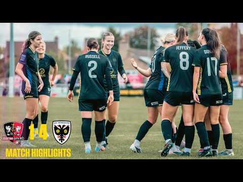 Match Highlights: Exeter City 1-4 AFC Wimbledon | FA Women's National League South ⚫️🟡