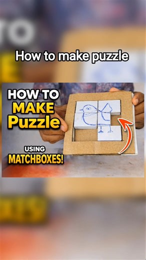 How to Make Matchbox Puzzle 🧩 | Easy DIY Machis Box Puzzle at Home