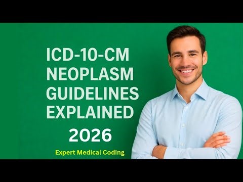 ICD 10 CM Guidelines 2026 | Neoplasm Guidelines | Chapter 2 | Part 1| Medical Coding Course
