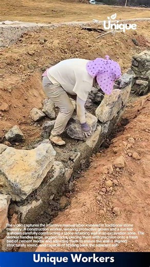 Traditional Stone Masonry: Building a Retaining Wall by Hand