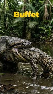 🐍 The Real Reason Anacondas Grow So Big #shorts #anaconda #wildlife #science