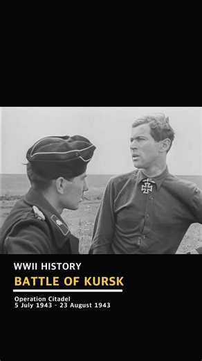 Battle of Kursk, the largest tank battle between Germany and the Soviet Union of World War II #ww2
