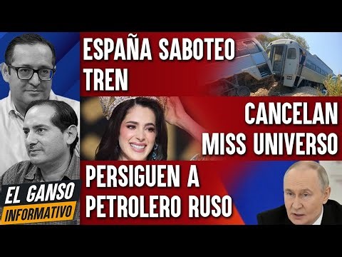 ESPAÑA SABOTEÓ TREN! CAMBIARON DURMIENTES. PRIAN CUBRIÓ TODO. FGR INICIA PESQUISAS