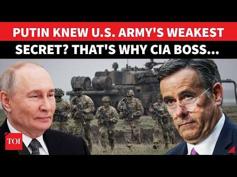 BIG REVEAL: Putin Knew US Army's Weak Spot, Reason Why Trump's Spy Boss Suddenly Rushed To Russia?