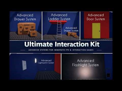 🔥Advanced Interaction Kit for Unity – FPS Controller + 6 Systems in One!
