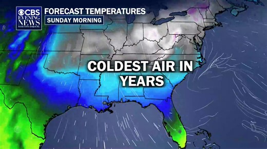 More wintry weather is on the way this weekend for parts of the country. Meteorologist @RobMarciano is tracking the storm. | CBS Evening News
