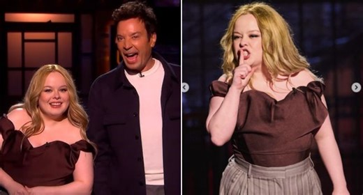 Jimmy Fallon makes a surprise return to Weekend Update on SNL UK in a chaotic, headline-grabbing attempt to “repair” the America–Britain relationship — but no one was ready for what came next. Nicola Coughlan completely steals the spotlight in a wild, no-filter comedy moment that has the internet spiraling with reactions. From her jaw-dropping on-air confession that left the audience stunned to outrageous jokes about celebrity drama and bizarre “Banana Yazoo” chaos, the segment quickly turned in