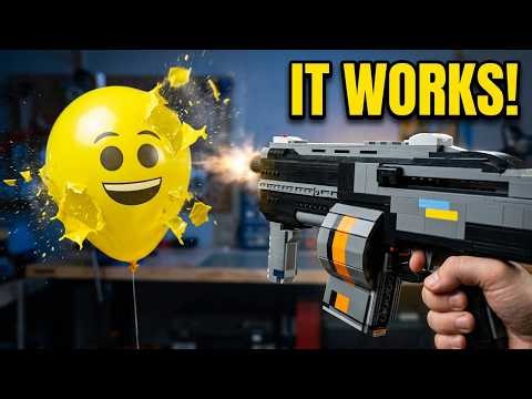 Custom LEGO HALO Shotgun shoots REAL projectiles