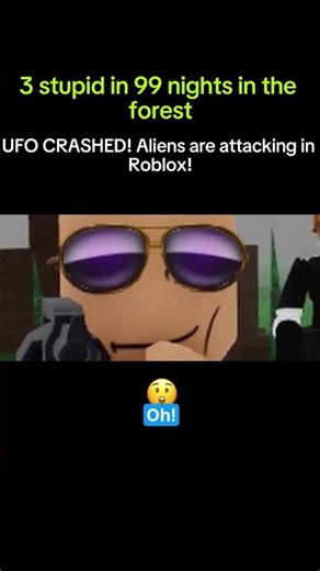UFO CRASHED! Aliens are attacking in Roblox!