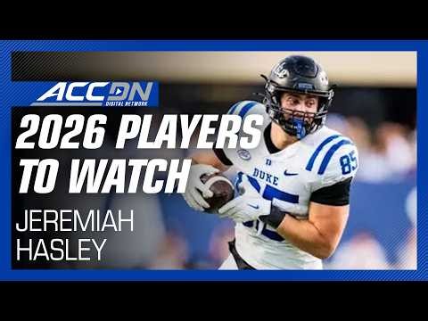 Duke TE Jeremiah Hasley | 2026 ACC Returning Players To Watch