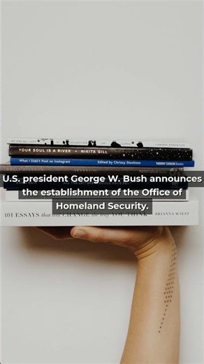 Today in History - 08.10.2001 | U.S. president George W. #shorts