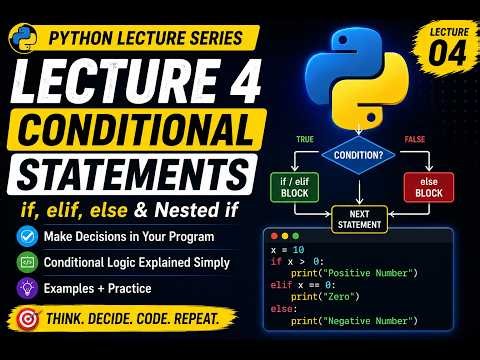 python video lecture series --lecture 4(part 4)