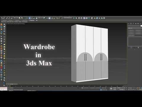 Wardrobe in 3ds Max | wardrobe modeling in 3ds max | cabinet in 3ds max