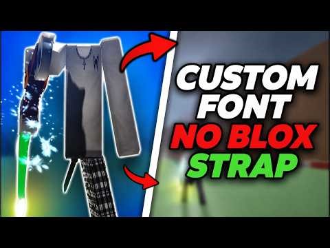 ROBLOX HOW TO GET CUSTOM FONTS without BLOXSTRAP (WORKS ON ANY GAME)