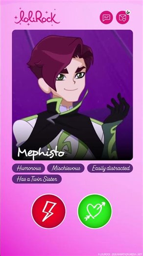 LoliRock Dating: Talia's Perfect Match REVEALED ✨📲 #LoliRock #Shorts #Talia #Talisto #Tyle