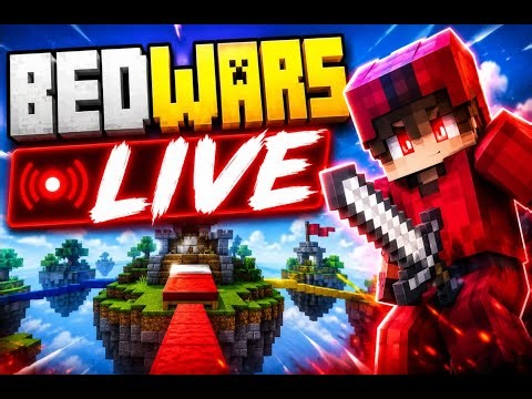 BEDWARS LIVE 🔥 Clutching Every Game With Friends!