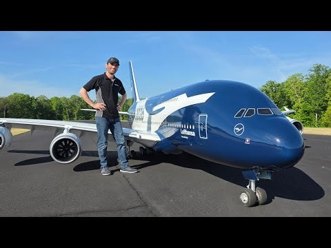 World’s Biggest RC A380 — Lufthansa 100th Anniversary Reveal