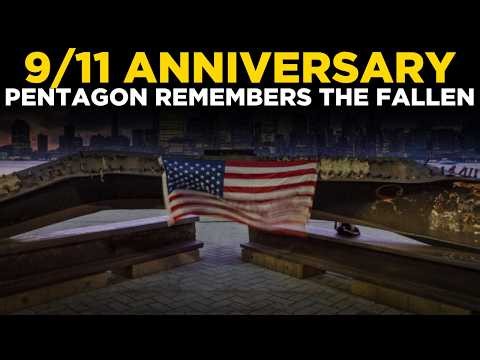 SEPTEMBER 11 ANNIVERSARY LIVE: Pentagon Flag Unfurling | 25 Years Since 9/11 | Times Now World