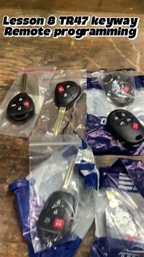 Lesson 8 Preview TR47 Keyway Remote programming