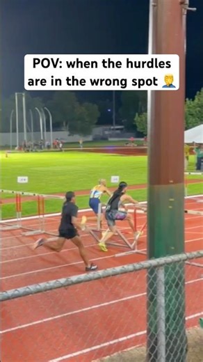 60m Hurdle Race Ends BADLY 😳