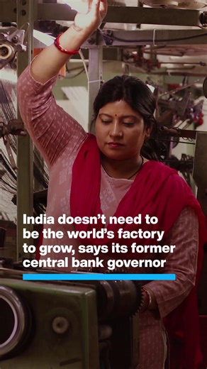 Many emerging economies have grown by building factories. India is taking a different route. Already a global leader in services — including coding, legal work and telemedicine — tradable services now make up nearly 10% of its GDP. To sustain this growth, India must keep investing in healthcare, education and skills, says former central bank governor Raghuram Rajan. #India is forecast to become the world's third-largest economy in the next few years. Learn more in our feature: https://ow.ly/amty