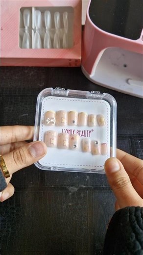 Nail extension removal at home 💅 #nailart #diynails #youtubeshorts #notoolnailart #mood #extension