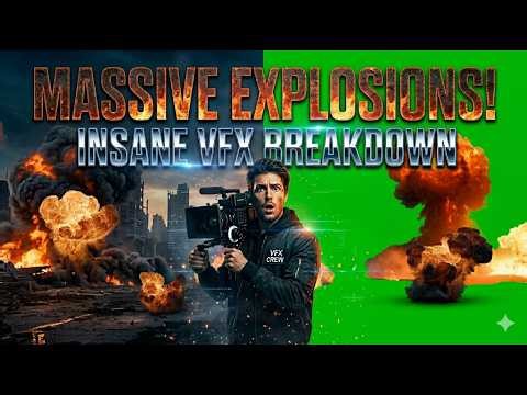 Realistic Fire Explosion VFX 🔥 | Cinematic Blast Effect (4K FREE)