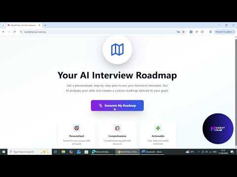 Interview mindset Roadmap setup