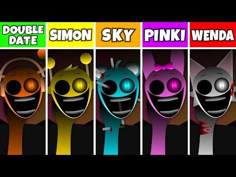 Incredibox Sprunki: Double Date But Simon VS Sky VS Pinki VS Wenda
