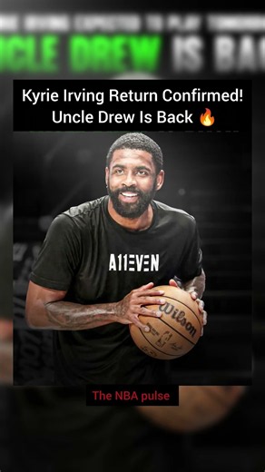 Kyrie Irving Return Confirmed! Uncle Drew Is Back 🔥 #nba#basketball #nba2k23 #usa #lakers #shorts#uk