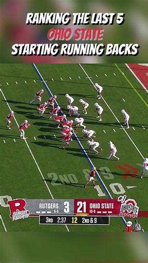 Ranking the last 5 Ohio State starting running backs #fyp #cfb #ohiostatefootball