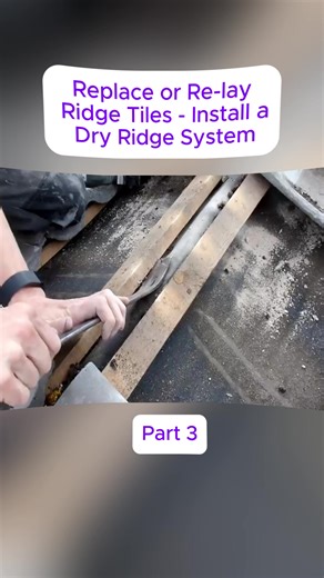 Install a Dry Ridge System for Ridge Tiles